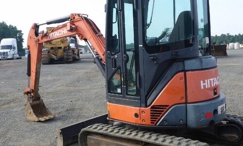 Аренда мини-экскаватора Hitachi ZX35