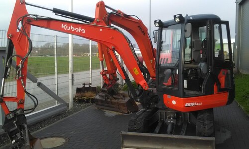 Аренда мини-экскаватора KUBOTA KX 101-3A3