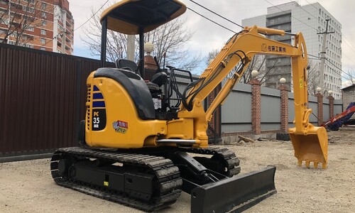 Аренда мини-экскаватора Komatsu PC35MR-1