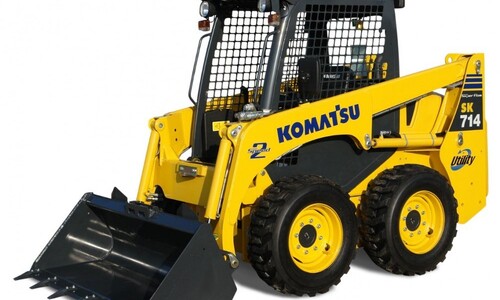 Аренда мини-погрузчика Komatsu SK714-5